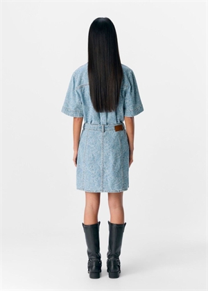 Mirwa mw short denim skirt Light Blue Denim Object 